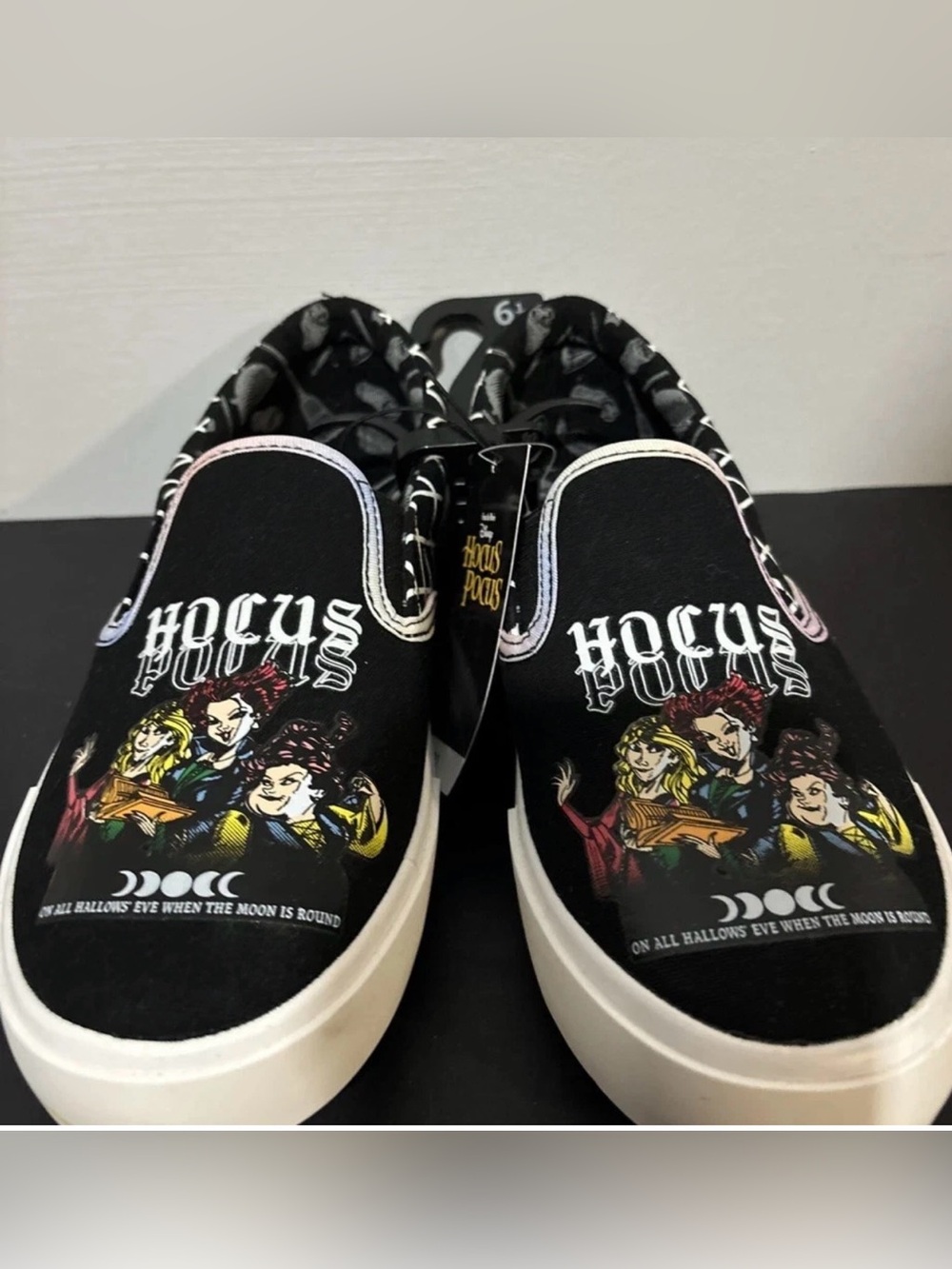 Disney’s hocus-pocus slip on shoes ground up women’s size New 6.5, 10, 11
